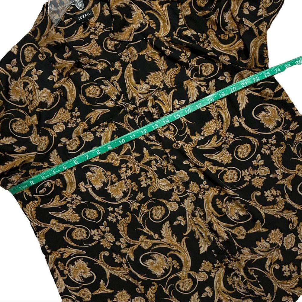 TORRID NWT Georgette Button-Down Pullover Blouse … - image 10